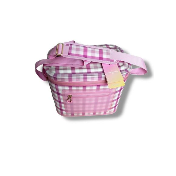 Pink White Gingham Check Cooler by Stoney Clover Lane x Target - Picture 3 of 8